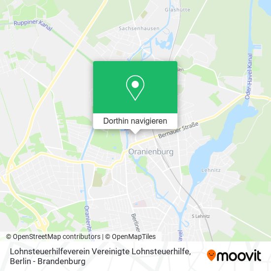 Lohnsteuerhilfeverein Vereinigte Lohnsteuerhilfe Karte
