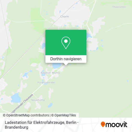 Ladestation für Elektrofahrzeuge Karte