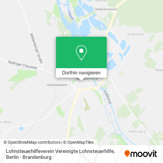 Lohnsteuerhilfeverein Vereinigte Lohnsteuerhilfe Karte