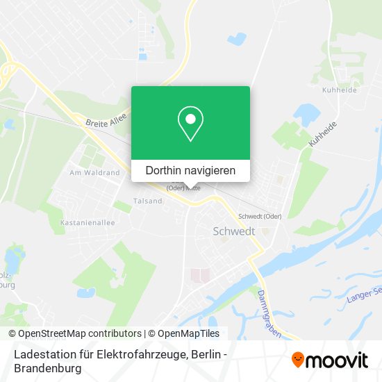 Ladestation für Elektrofahrzeuge Karte