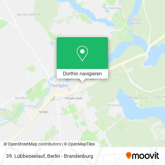 39. Lübbeseelauf Karte