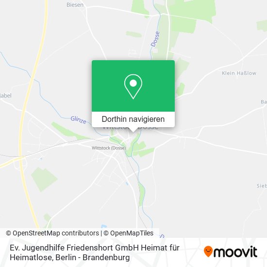 Ev. Jugendhilfe Friedenshort GmbH Heimat für Heimatlose Karte