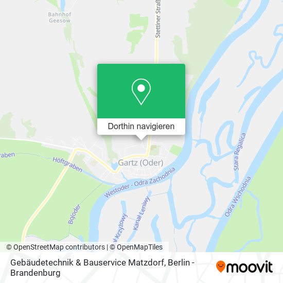 Gebäudetechnik & Bauservice Matzdorf Karte
