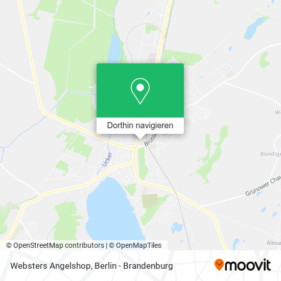 Websters Angelshop Karte