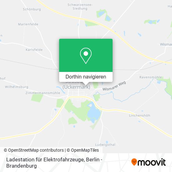Ladestation für Elektrofahrzeuge Karte