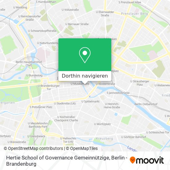 Hertie School of Governance Gemeinnützige Karte