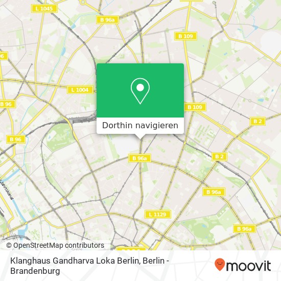 Klanghaus Gandharva Loka Berlin Karte