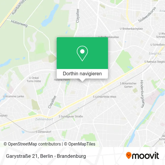 Garystraße 21 Karte