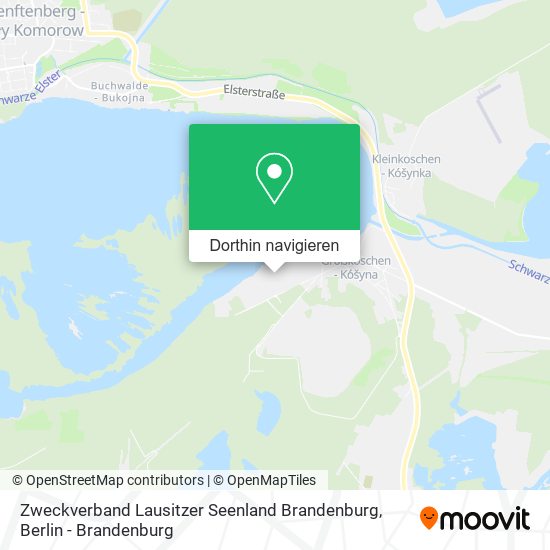 Zweckverband Lausitzer Seenland Brandenburg Karte