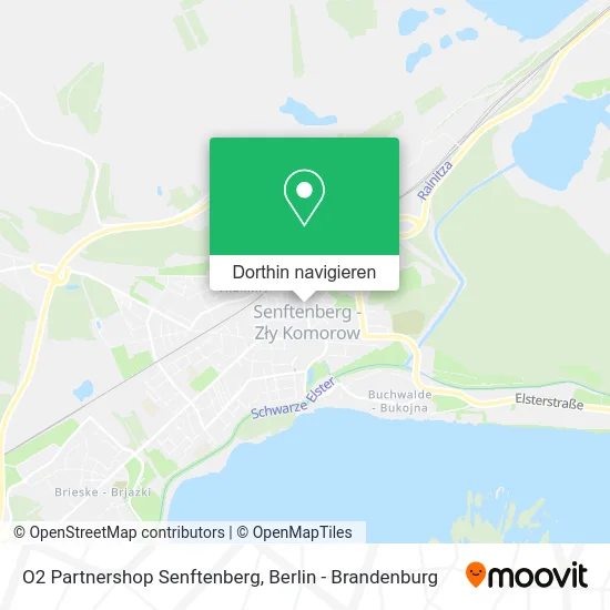 O2 Partnershop Senftenberg Karte