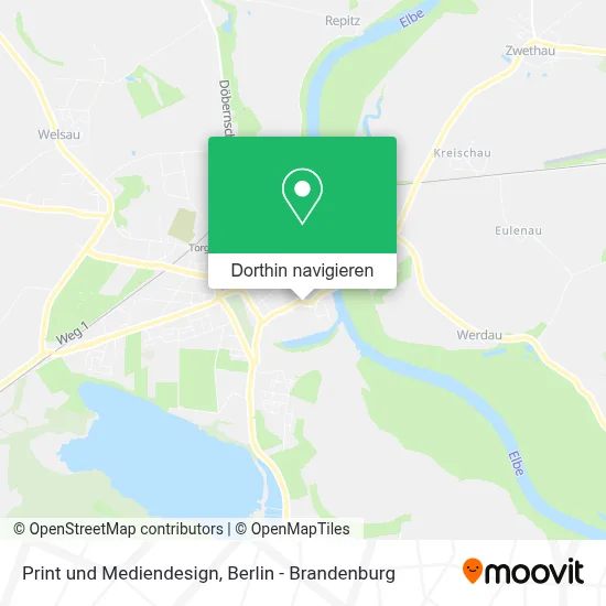 Print und Mediendesign Karte