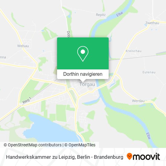 Handwerkskammer zu Leipzig Karte