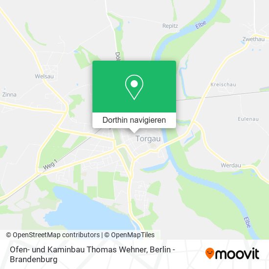 Ofen- und Kaminbau Thomas Wehner Karte