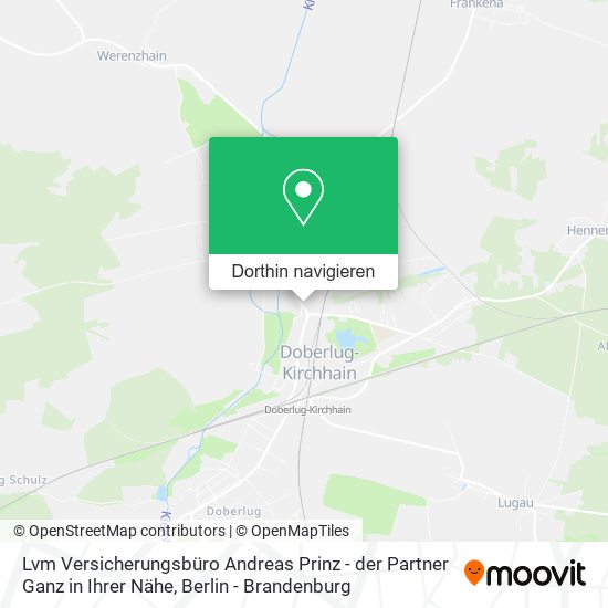 Lvm Versicherungsbüro Andreas Prinz - der Partner Ganz in Ihrer Nähe Karte