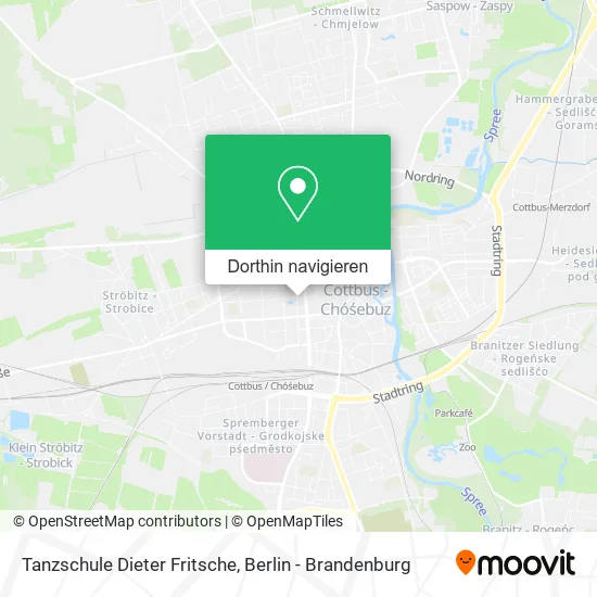 Tanzschule Dieter Fritsche Karte