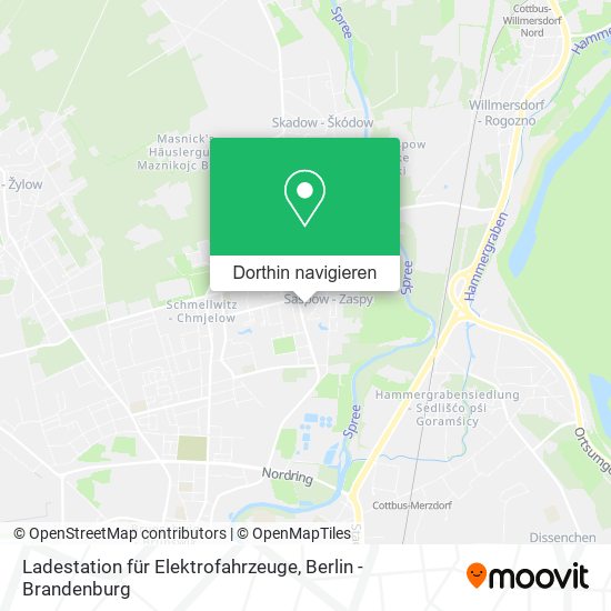 Ladestation für Elektrofahrzeuge Karte