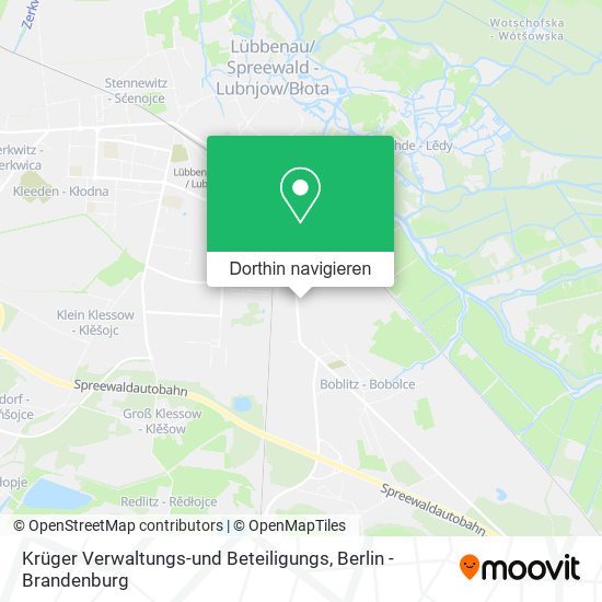 Krüger Verwaltungs-und Beteiligungs Karte