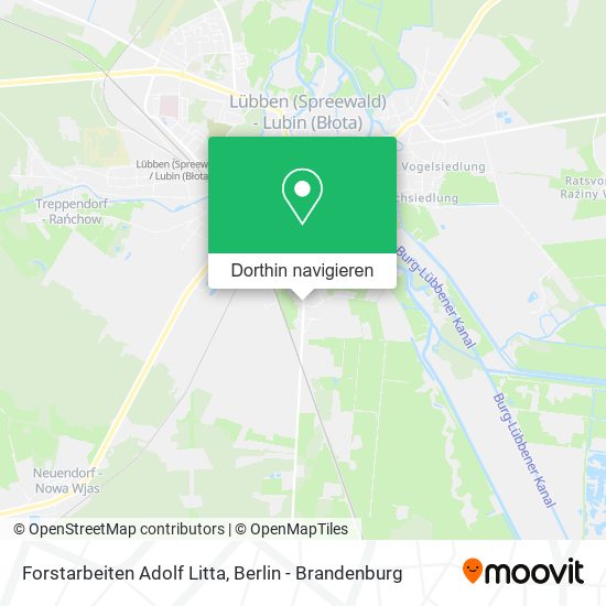 Forstarbeiten Adolf Litta Karte