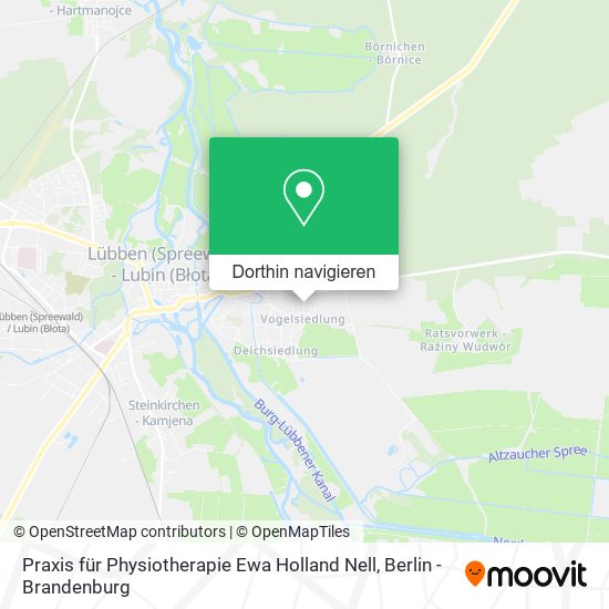Praxis für Physiotherapie Ewa Holland Nell Karte