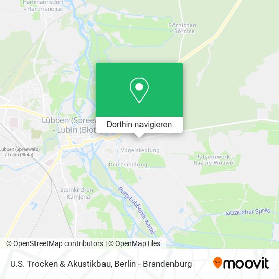 U.S. Trocken & Akustikbau Karte