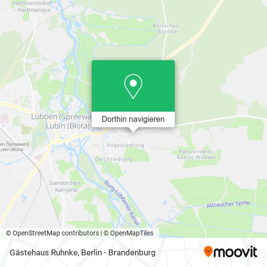 Gästehaus Ruhnke Karte