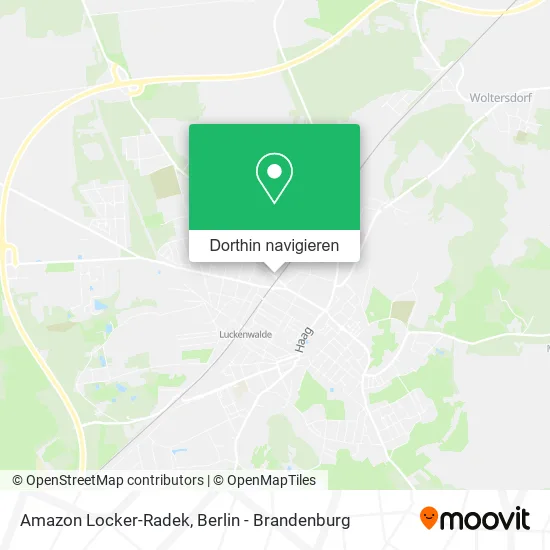 Amazon Locker-Radek Karte