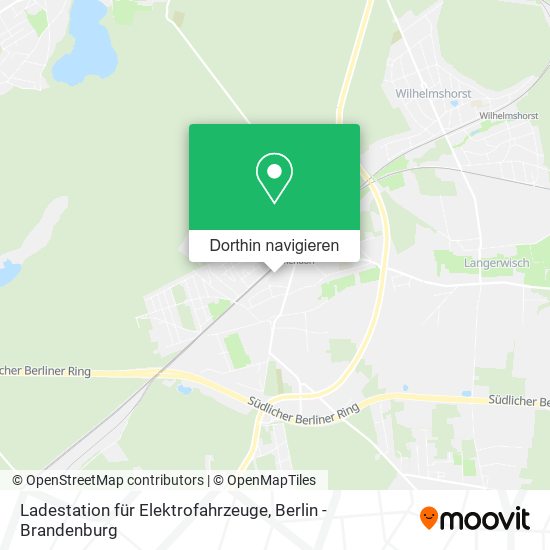 Ladestation für Elektrofahrzeuge Karte