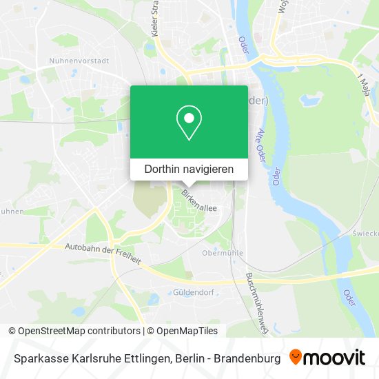 Sparkasse Karlsruhe Ettlingen Karte
