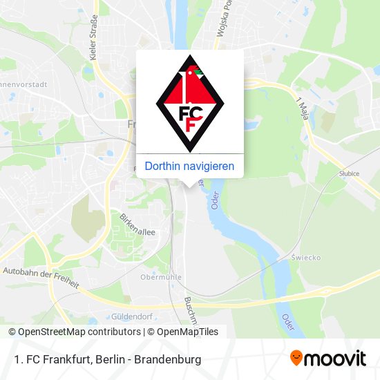 1. FC Frankfurt Karte
