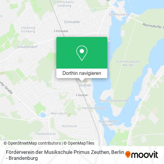 Förderverein der Musikschule Primus Zeuthen Karte