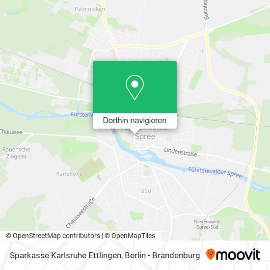Sparkasse Karlsruhe Ettlingen Karte