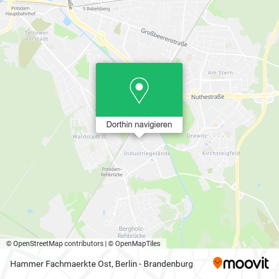 Hammer Fachmaerkte Ost Karte