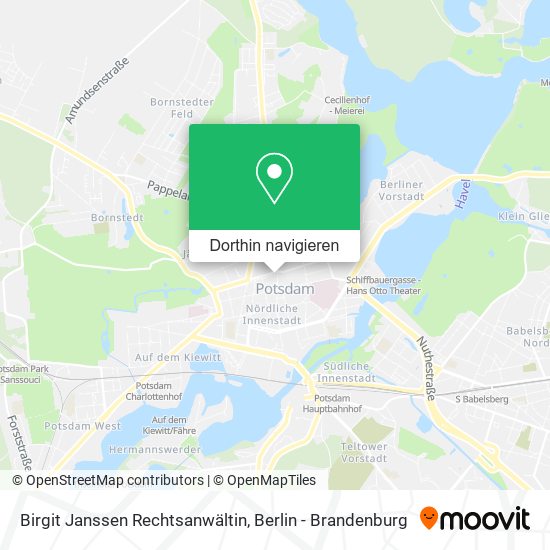 Birgit Janssen Rechtsanwältin Karte