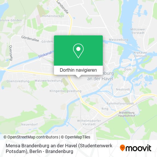 Mensa Brandenburg an der Havel (Studentenwerk Potsdam) Karte