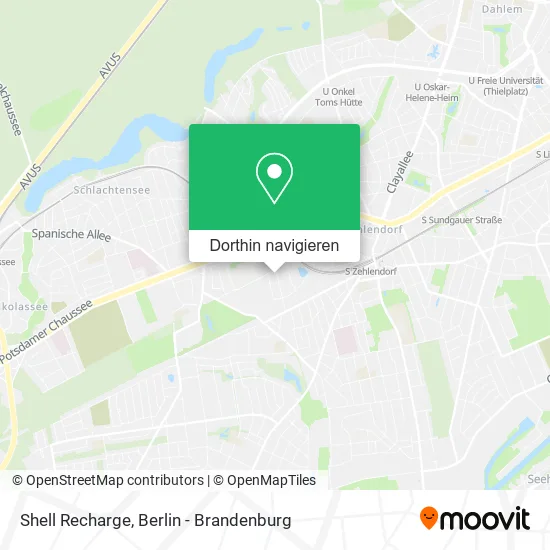 Shell Recharge Karte