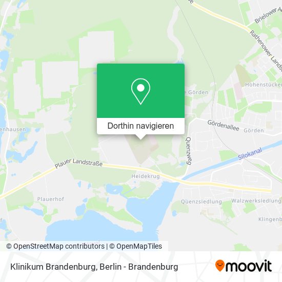 Klinikum Brandenburg Karte