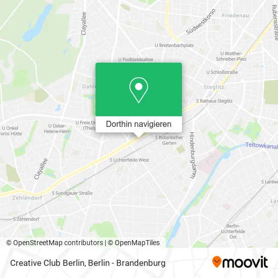 Creative Club Berlin Karte