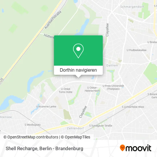 Shell Recharge Karte