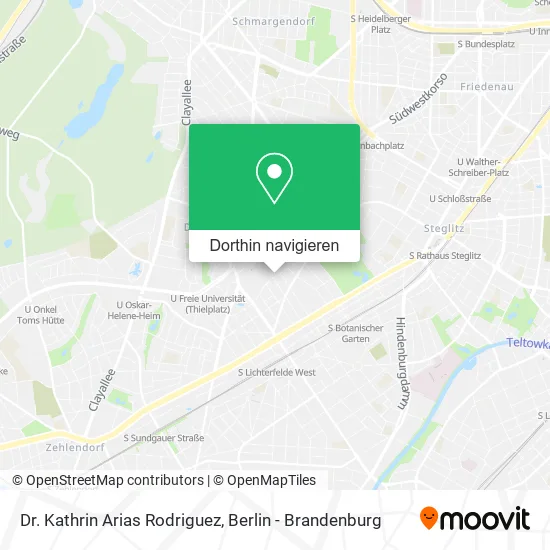 Dr. Kathrin Arias Rodriguez Karte