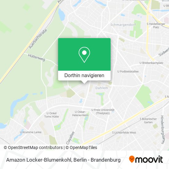 Amazon Locker-Blumenkohl Karte