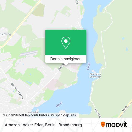 Amazon Locker-Eden Karte