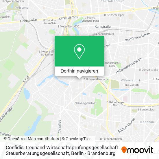 Confidis Treuhand Wirtschaftsprüfungsgesellschaft Steuerberatungsgesellschaft Karte