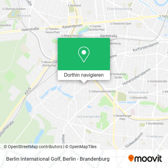 Berlin International Golf Karte