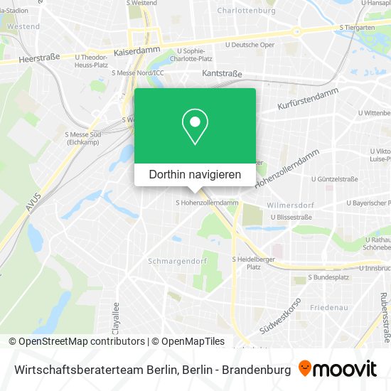 Wirtschaftsberaterteam Berlin Karte