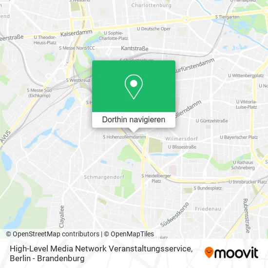 High-Level Media Network Veranstaltungsservice Karte