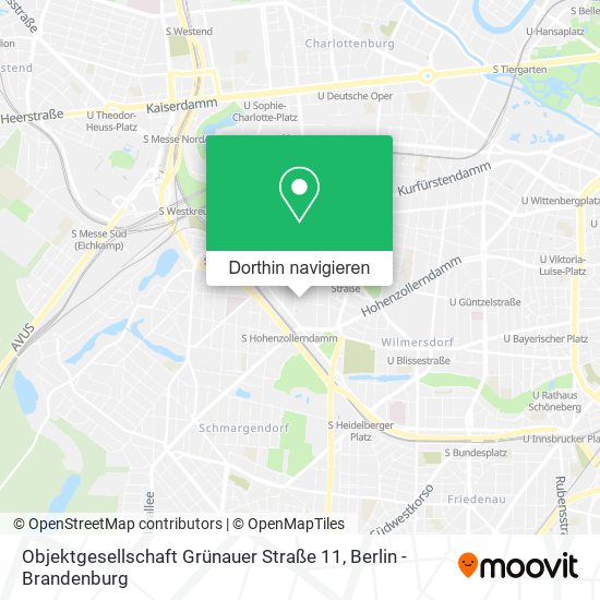 Objektgesellschaft Grünauer Straße 11 Karte