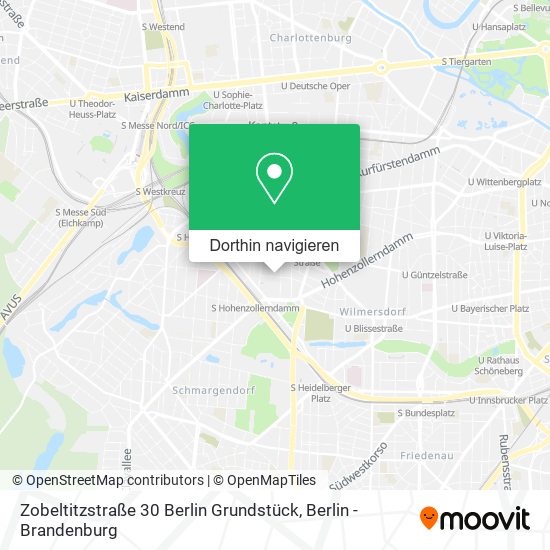 Zobeltitzstraße 30 Berlin Grundstück Karte