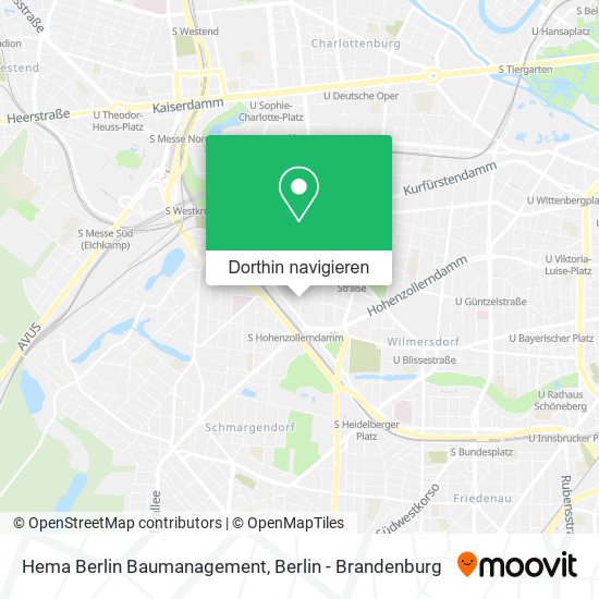 Hema Berlin Baumanagement Karte