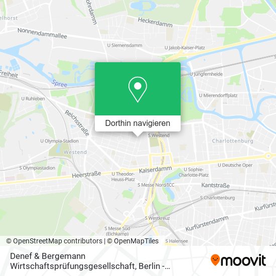 Denef & Bergemann Wirtschaftsprüfungsgesellschaft Karte