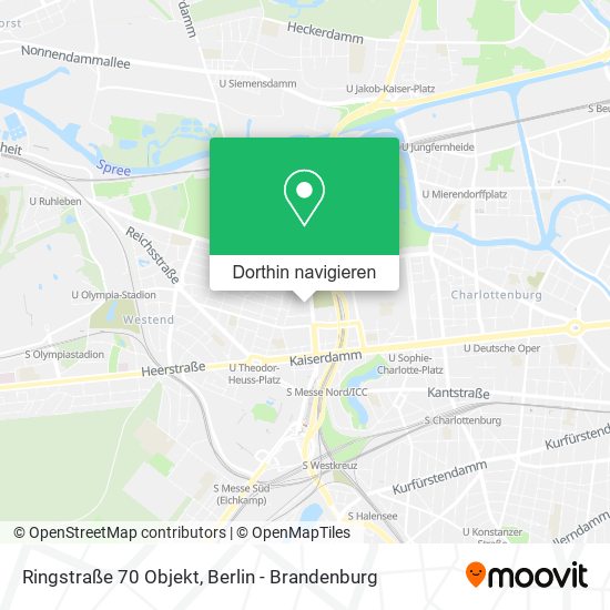 Ringstraße 70 Objekt Karte